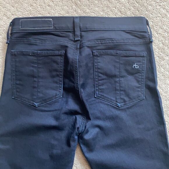 Rag & Bone jeans. Size 27. Zipper Capri. Dark blue color. - Picture 6 of 6